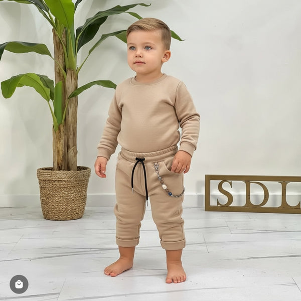 Pantalone con catena laterale - 0488.