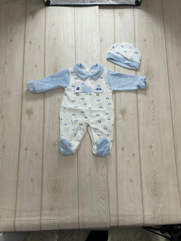 Tutina con macchinine + Cappello - FC8512