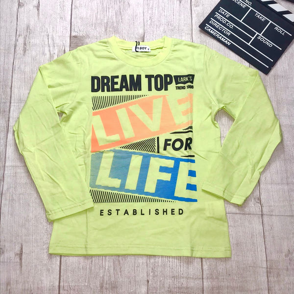 MAGLIA MANICA LUNGA CON STAMPA - YL-940