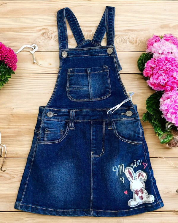 Salopette gonna in denim - JS-73