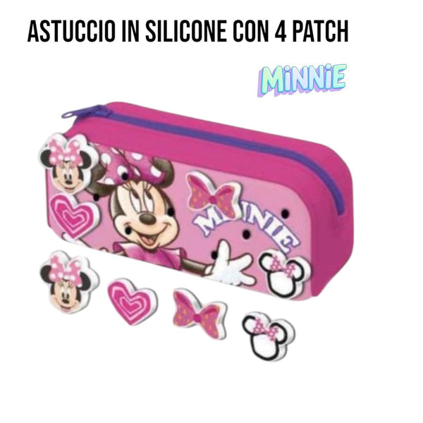 Astuccio Minnie in silicone con patch - MIN1184