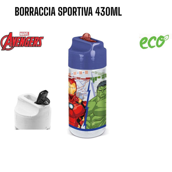 Borraccia in plastica Avengers 430ml - 110/23 AVENGERS