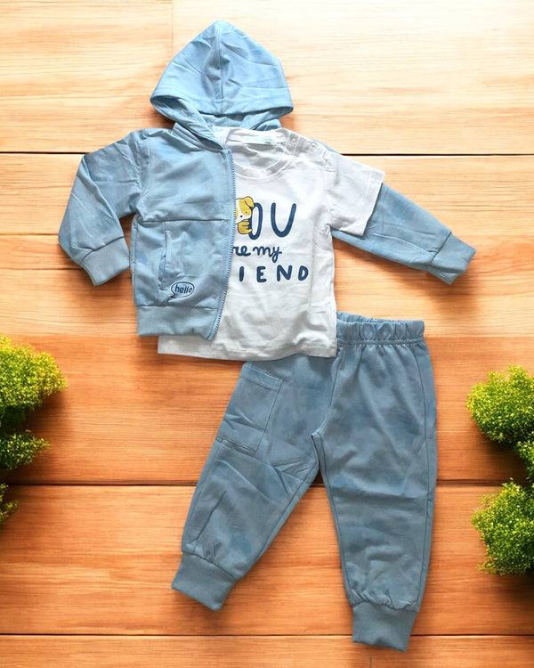 Tuta 3pz
Felpa
T-shirt
Pantalone - SJ-1009