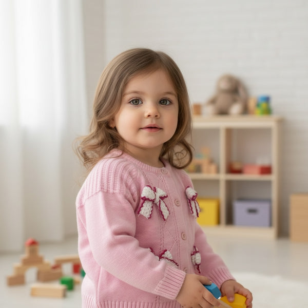 Cardigan con fiocchi - HX2062