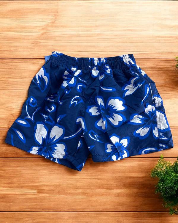 Costume  pantaloncino con  fantasia a fiori - K703