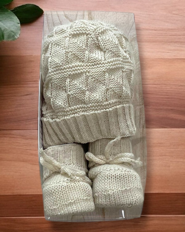 Set lana cappello + calzini - V143