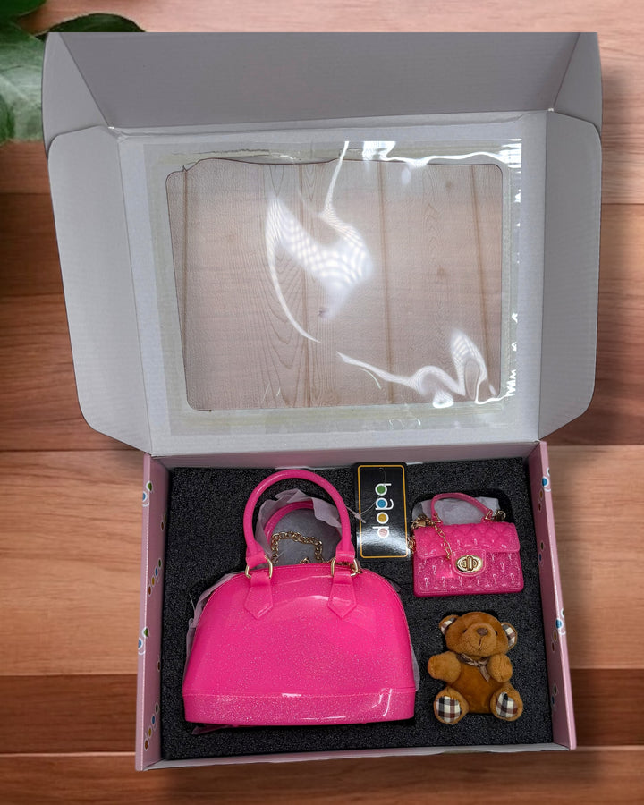 Set regalo Borsa Mini bag Ciondolo piccolo teddy - CRYS01 ...