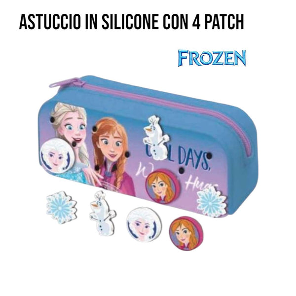 Astuccio Frozen in silicone con patch - FR1184