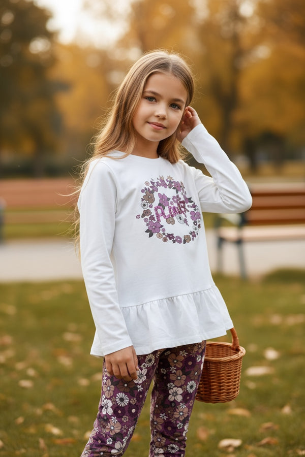 Completo 
Max Maglia
Leggings flower - B-e410