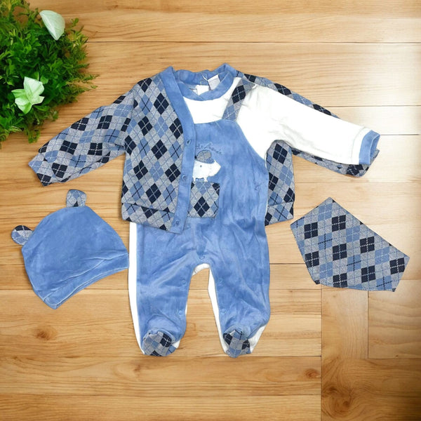 Coordinato
Cardigan 
Tutina
Cappello
Bavetta - RB-566