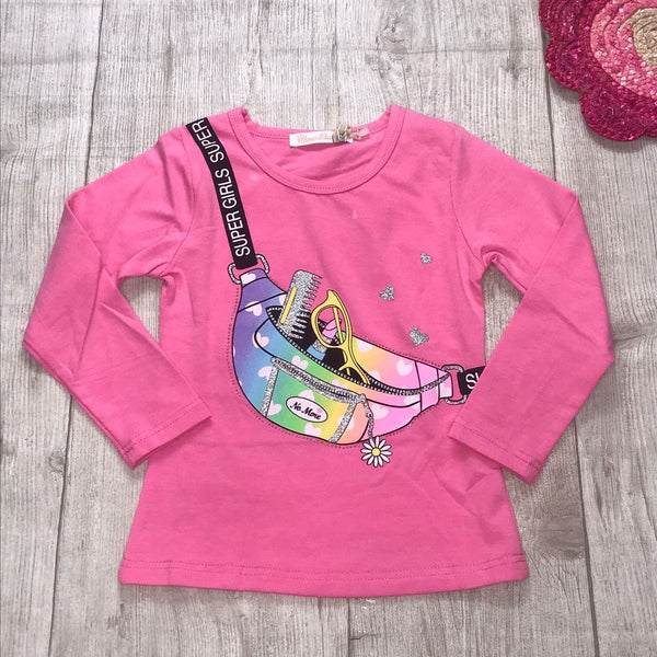 Maglia girocollo con stampa - F3516