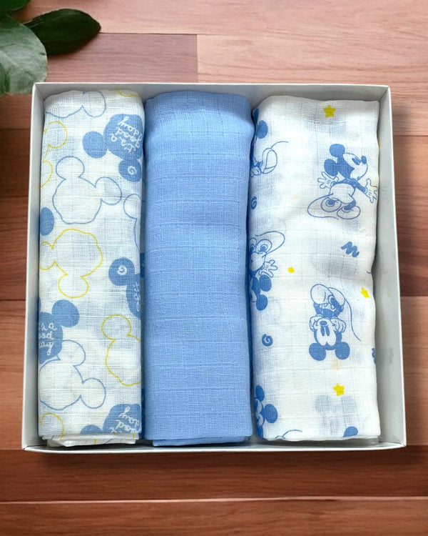 Set 3 quadrati in cotone - WX6103