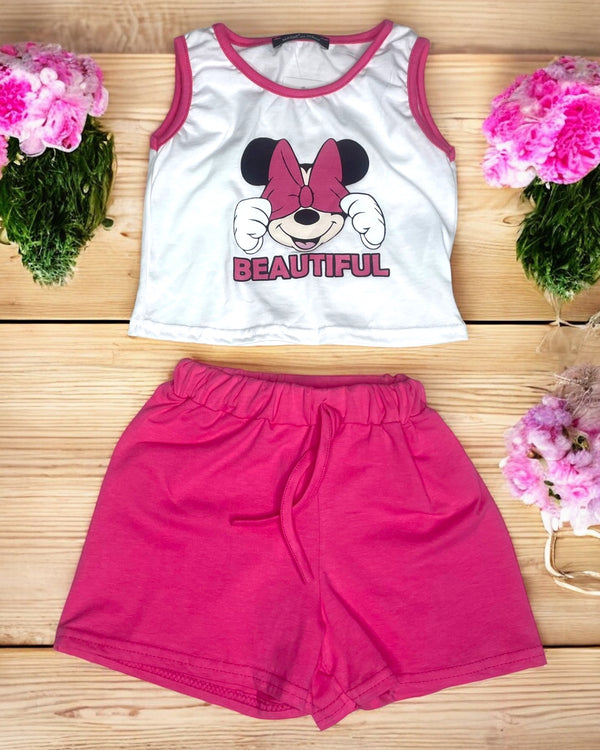 Completo Minnie
Canotta 
PANTALONCINO - 0139