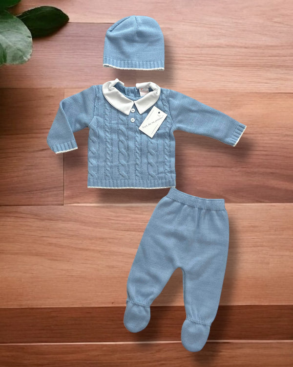 Coordinato in lana + cuffia - 1618.