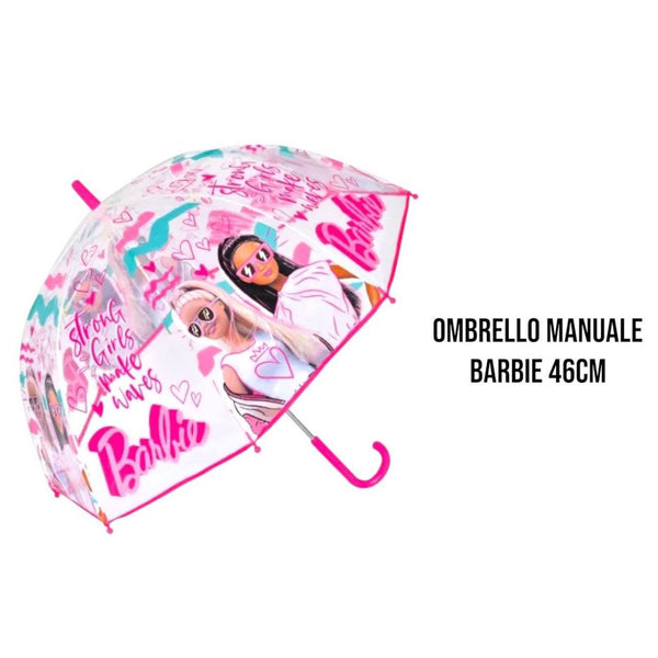 Ombrello Barbie con manico classico - OMBRELLO BARBIE