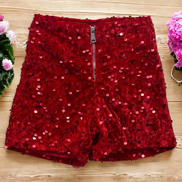 Shorts pailettes - P6697