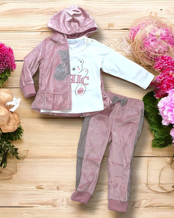 Tuta 3pz
Felpa Orsetto
Maglia girocollo
Pantalone - DF-9149 no