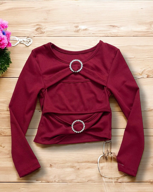 Maglia con dettaglio Gioiello - 10359