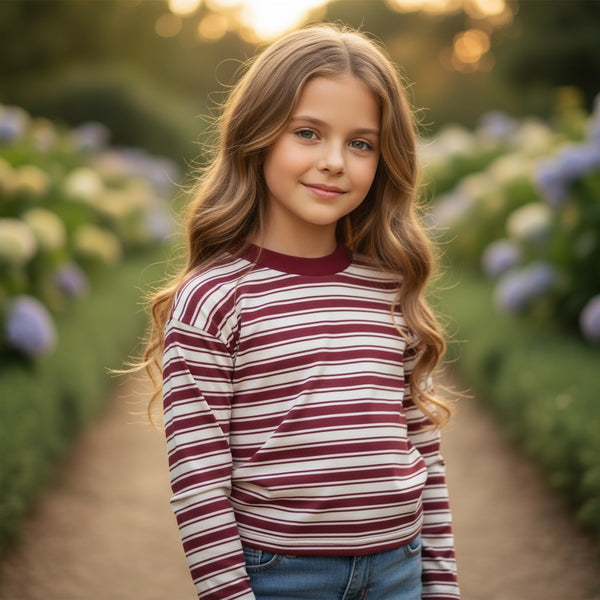 Magliettina corta a strisce - 38355