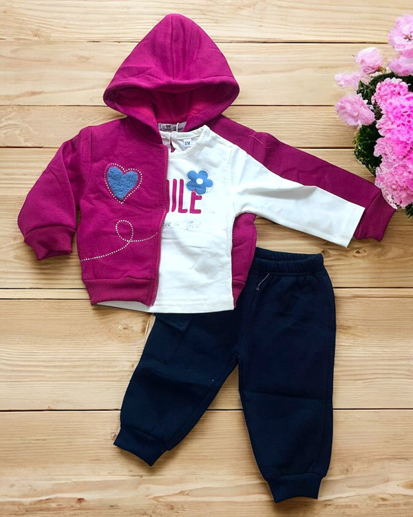 Tuta 3pz
Felpa
Maglia girocollo
Pantalone - R456