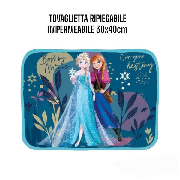 Tovaglietta ripiegabile impermeabile Frozen 30x40cm - TV13FR FROZEN