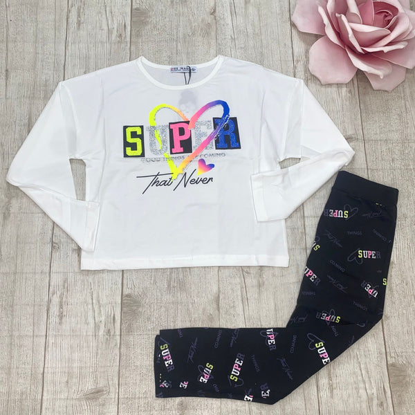 Completo 
Max Maglia;
Leggings. - LF-3958