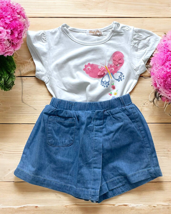 Completo
T-shirt Farfalla;
Pantagonna. - NA-2022