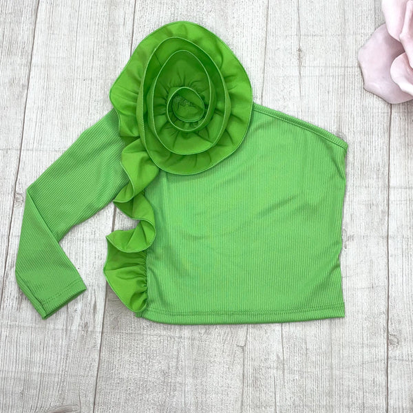 Maglia moda con fiore. - 23035