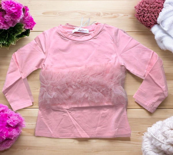 Maglia con tulle - ZYF-012