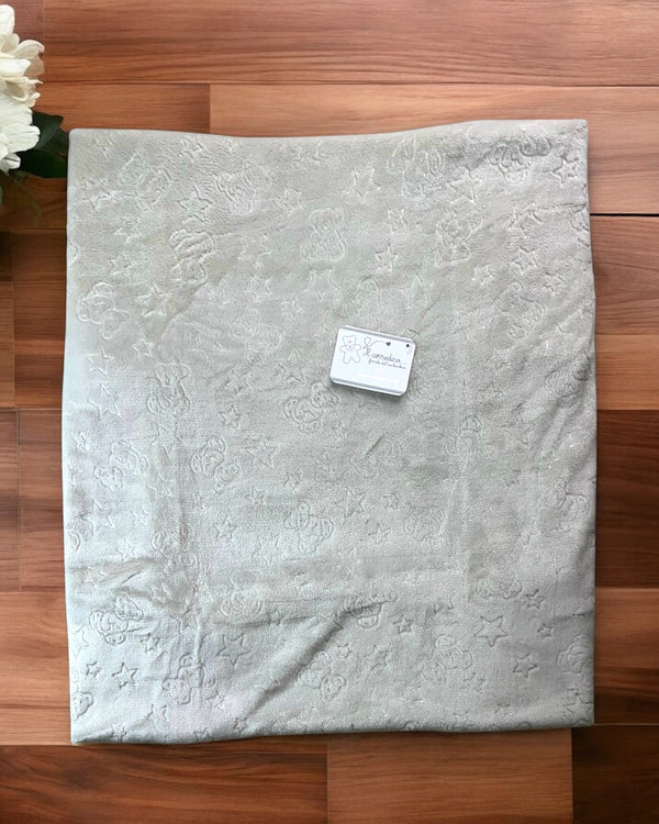 Coperta pile stelle in 3D double-face per carrozzina 75x100 cm - NG-4739