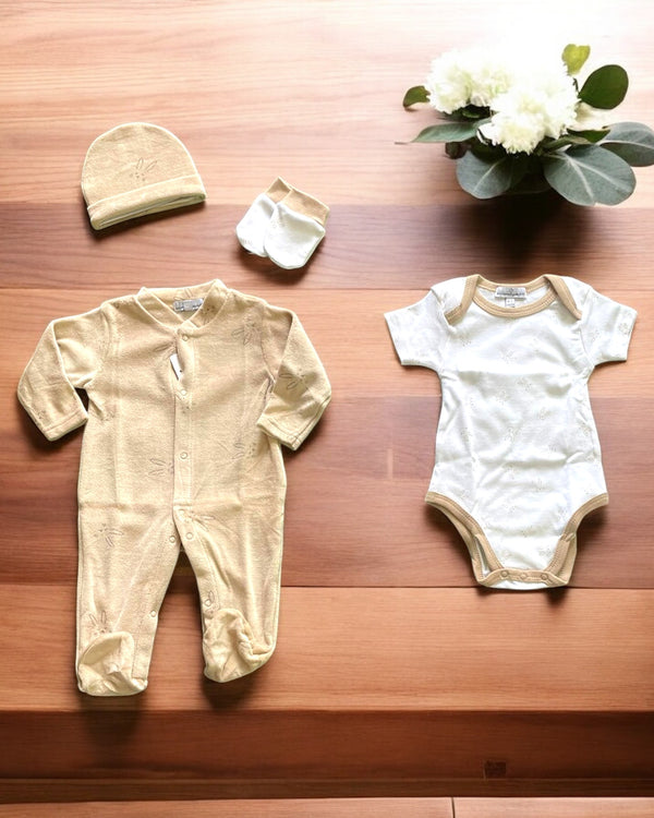 Set 4pz
Tutina + Body + Cappello +Muffole - NG-3590