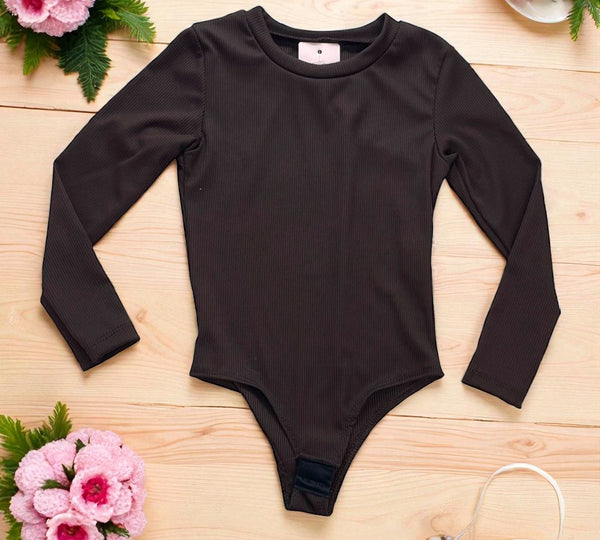 Maglia body a costine - 25723